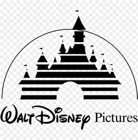 Disney Castle Logo Black And White Png - Disney Logo Castle PNG ...