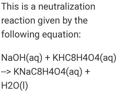 Perfect Khc8h4o4 Naoh Net Ionic Equation Class 9 Gravitation All Formulas