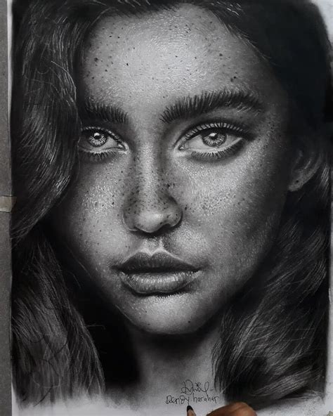 Realistic Portrait Drawings | Realistic drawings, Pencil portrait ...