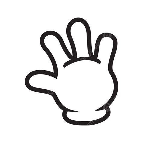 High Five Cartoon Hand, High Five, Cartoon, Hand PNG and Vector with ...