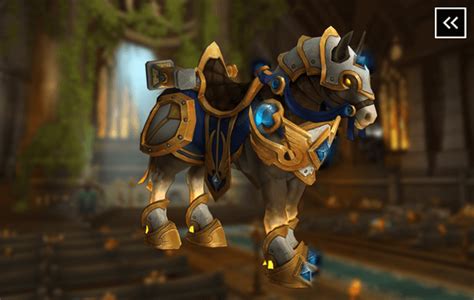 WoW Highlord's Golden Charger Mount Boost