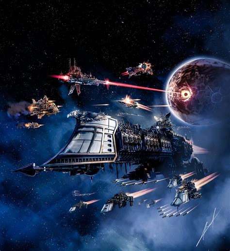 spaceship, Warhammer 40, 000, Battlefleet gothic, Battlefleet Gothic ...