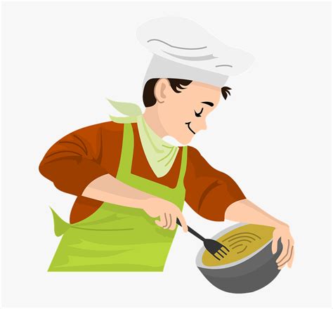 Cooking Png - Boy Cooking Cartoon, Transparent Png - kindpng