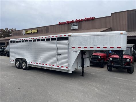 1995 Featherlite 7 by 24' Stock Trailer SERVICED AND READY TO ROLL