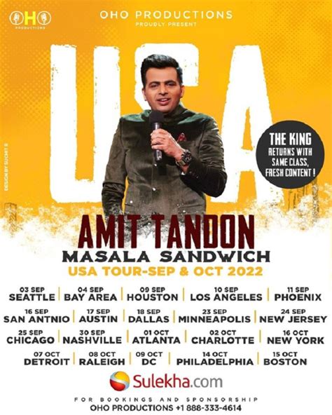 ORLANDO: Amit Tandon Stand-Up Comedy | Bush Auditorium, Winter Park, FL ...