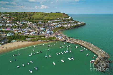 New Quay, Wales, from the Air Photograph by Keith Morris - Pixels