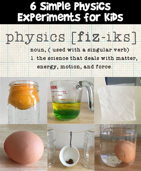 6 Simple Physics Science Experiments for Kids | Woo! Jr. Kids ...