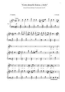 La fida ninfa by A. Vivaldi - sheet music on MusicaNeo