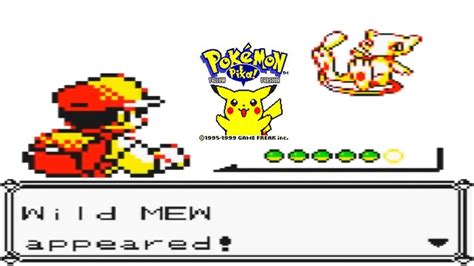 Pokemon Yellow/Red/Blue Guide - How to get Mew - Just Push Start