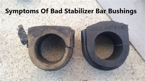 Symptoms Of Bad Stabilizer Bar Bushings[How to Check and Fixes] | Rx ...