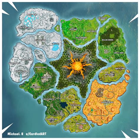 Fortnite Map Concept Art