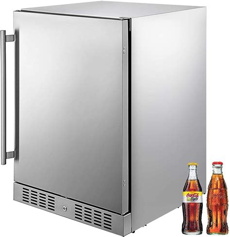 Buy VEVOR 150L Outdoor Refrigerator, 24" Built-in Undercounter ...