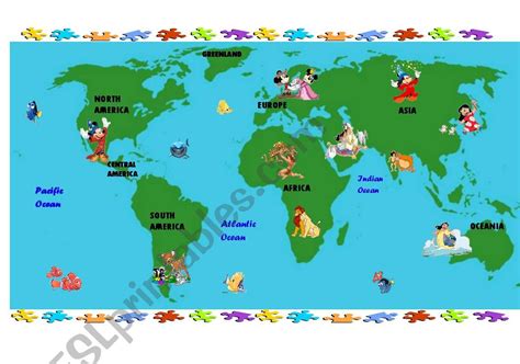 World Maps Library - Complete Resources: Maps For Kids Worksheets