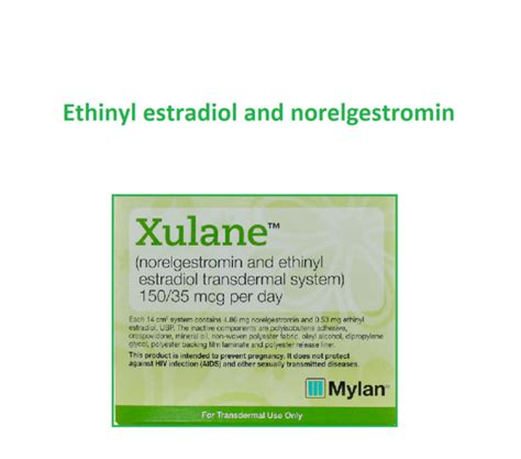 Xulane (Ethinyl estradiol and norelgestromin) Patch - Dosage, Directions