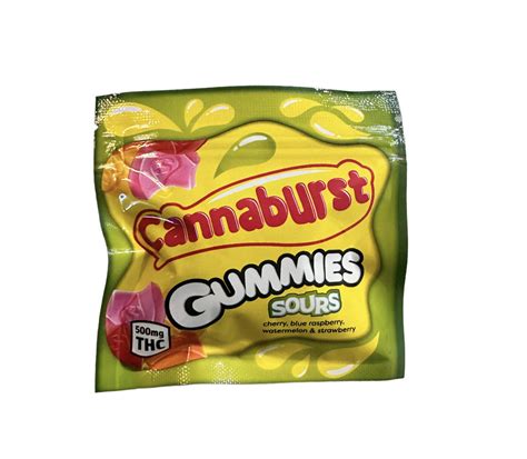 Cannaburst Gummies Sour – T.L.C Delivery INC.