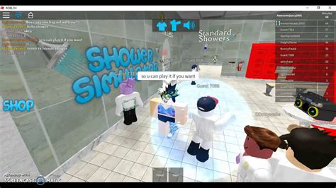 ROBLOX || Shower Simulator || 1 hour played (60 min) - YouTube