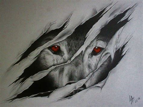 wolf ripping outta skin drawings - Google Search | Art | Pinterest ...