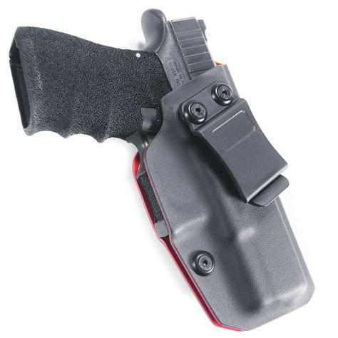 Fits Glock 19 Gen 3 4 5 IWB Red Kydex Concealed Carry Retention Holster ...