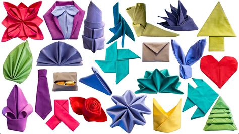 Types of Napkin Folding - KillianecAlvarez