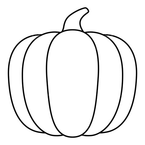 Pumpkin Drawing With Black Outline, Autumn, Happy, Shade PNG and Vector ...