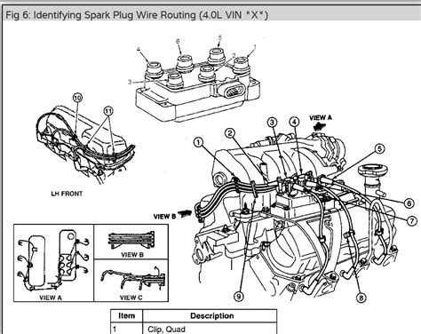 1998 ford explorer spark plug wire diagram