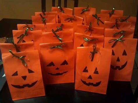 Halloween goody bags- i made these for the 2nd grade class | Halloween ...