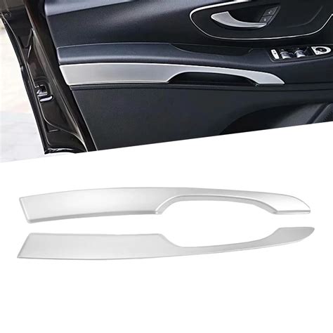 2PCS Accessories ABS Matte Interior Above Door Handle Position Cover ...