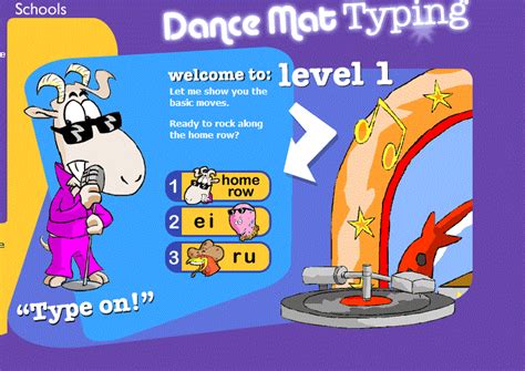 Dance Mat Typing level for all kids type 1 2 3 4 game: September 2015