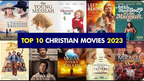 Top 10 CHRISTIAN MOVIES 2023 - thejesusculture