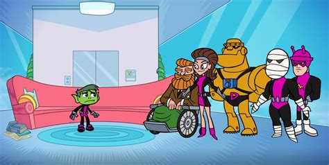 Beast Boy visits his Doom Patrol family in TEEN TITANS GO!