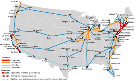 Amtrak Carolinian Route Map