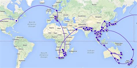 Around the World Itinerary: 13 Months & 35 Countries - EU-Vietnam ...