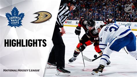 NHL Highlights | Maple Leafs @ Ducks 03/06/20 - YouTube