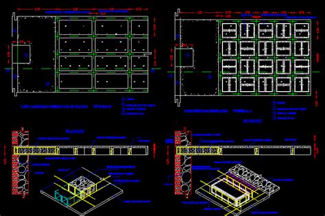 Detalle Losa Aligerada Dwgdibujo De Autocad Calculo De Vigas | The Best ...