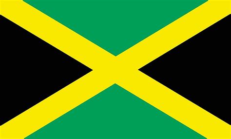 Jamaica Flag - Flag of Jamaica coloring page - Print. Color. Fun! - 4.8 ...