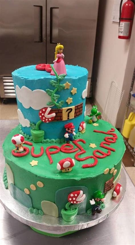 Super Mario Birthday Cake - CakeCentral.com