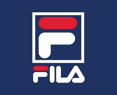 Fila Brand Logo Clothes Symbol With Name Design Fashion Vector ...