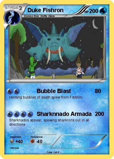 Pokémon Duke Fishron 1 1 - Bubble Blast - My Pokemon Card