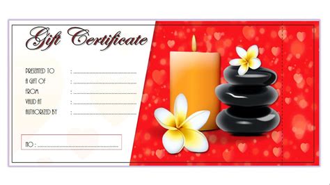 Free Spa Gift Certificate Printable Templates [Updated in October 2021]