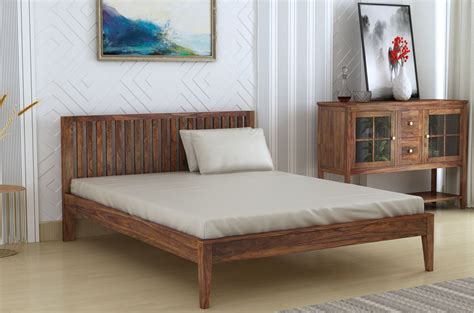 Sheesham Dreamer Upholstered Platform Bed