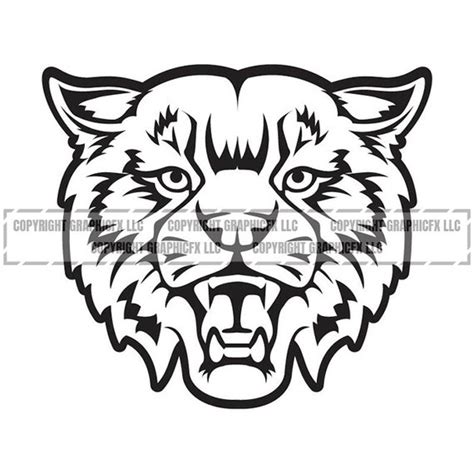 Wildcat INSTANT DOWNLOAD Vector .eps .dxf .svg .png Vinyl - Etsy New ...