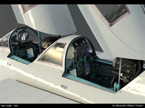 MiG-31BM cockpit's WIP by ABiator on DeviantArt