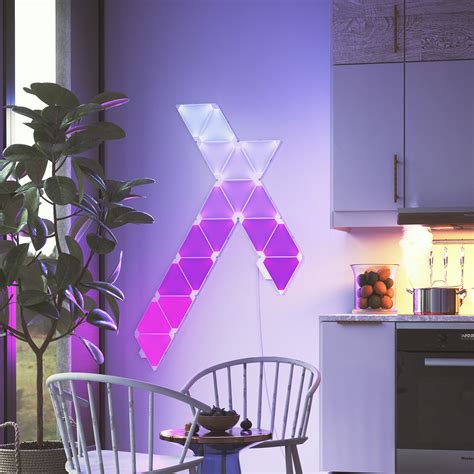 Nanoleaf Light Panels Rhythm Smarter Kit (9 Panels) - Nanoleaf - Touch ...