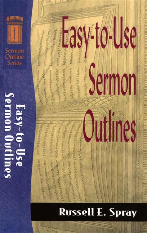 Read Easy-to-Use Sermon Outlines (Sermon Outline Series) Online by ...