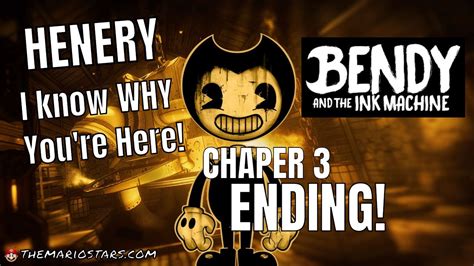 Bendy And The Ink Machine - Chapter 3 Ending - BATIM - YouTube