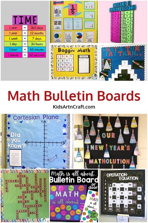 Math Bulletin Board Ideas for Grade 1 to 4 - Kids Art & Craft