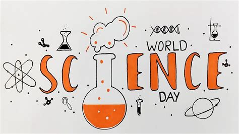 World Science Day Poster Drawing // International Science Day Drawing ...