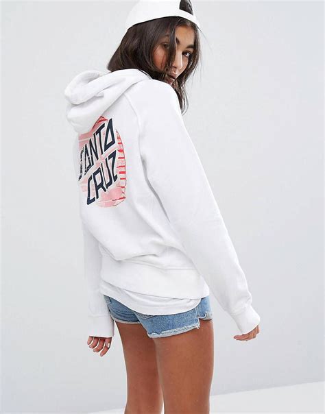 Santa Cruz - Sweat à capuche avec logo et imprimé pop | ASOS | Hoodies ...