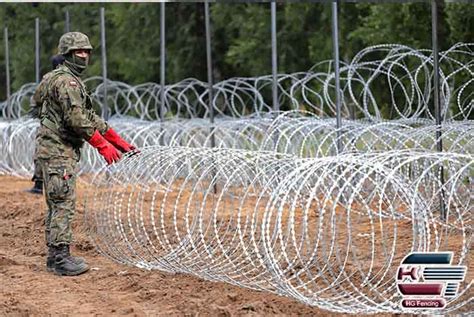 Types and installation method of razor barbed wire