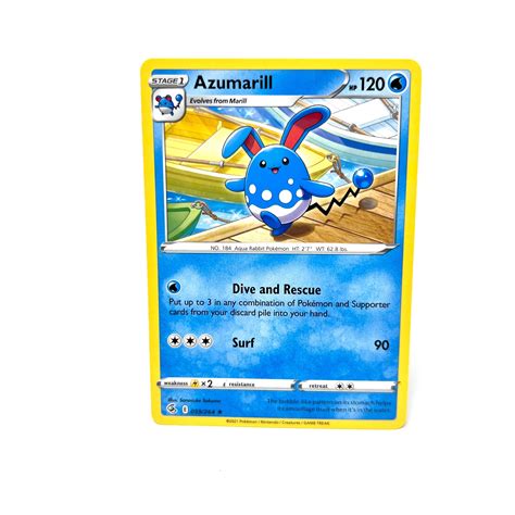 Pokemon Cards Fusion Strike Loose Water Type Cards - SWSH08 - Walmart.com